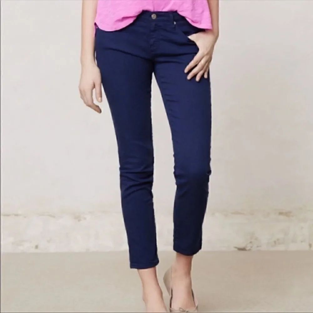 AG | Navy Stevie Ankle Slim Straight Leg Jeans 26
